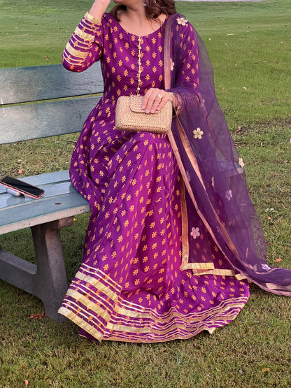 "GUL E SEHAR PURPLE"