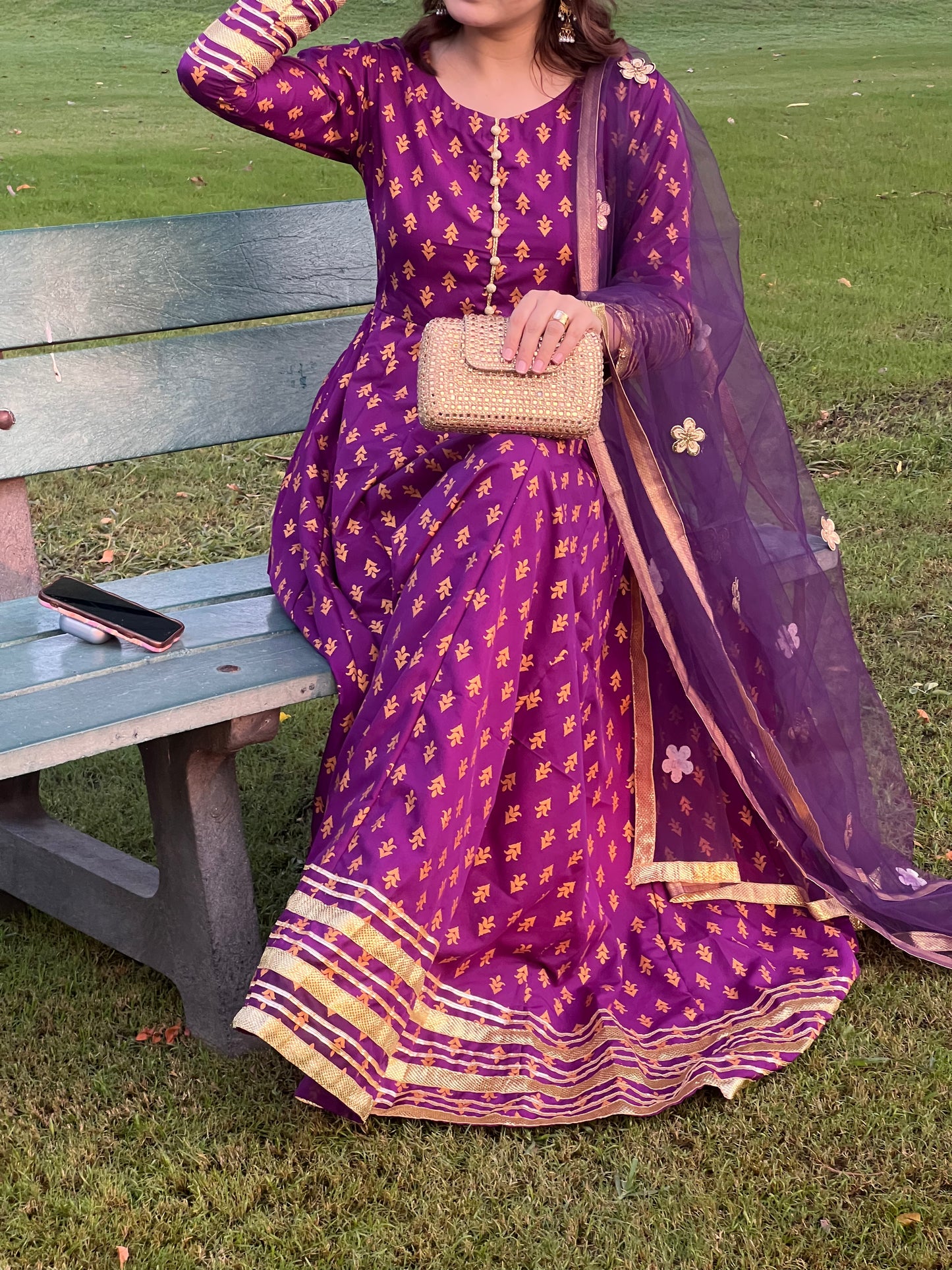 "GUL E SEHAR PURPLE"
