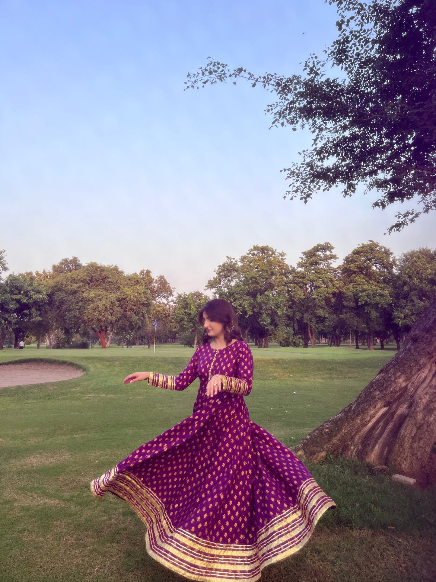 "GUL E SEHAR PURPLE"