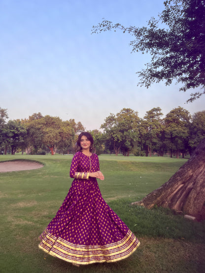 "GUL E SEHAR PURPLE"